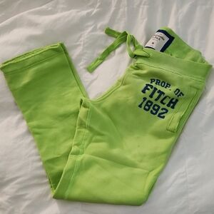 Abercrombie & Fitch Mens Green sweatpants size M